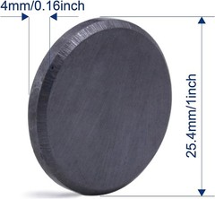 Ceramic Industrial Magnets – 1 Inch 25mm Round Disc – Ferrite Magnets Bulk fo…