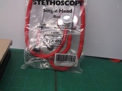 ASP Medical STETHOSCOPE, SINGLE-HEAD, RED 24″ – 1EA/BG