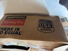 QTY. 100 Simpson Strong-Tie Joist Hanger No LUS262Z Full Case 2”x6” or 2”x8”
