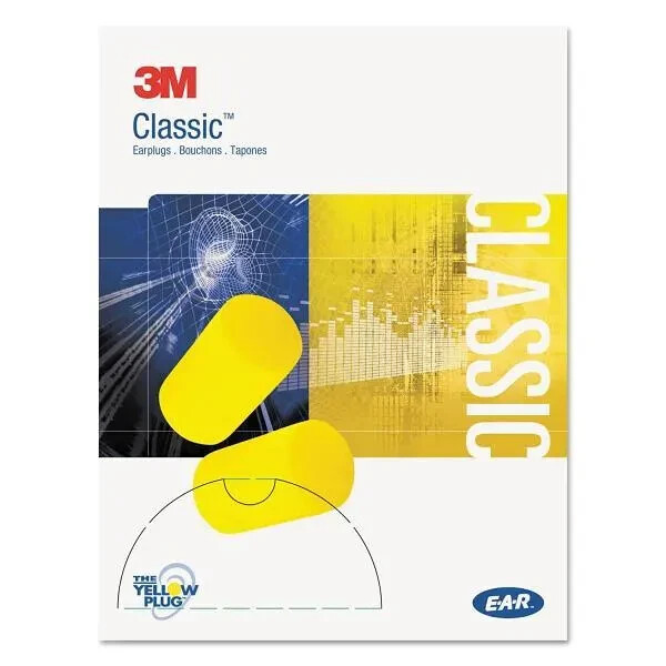 3M Classic Small Disposable Foam Ear Plugs (200 Pairs/Box) 310-1001
