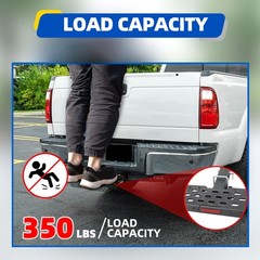 Tow Hitch Step Trailer for 2 Inch Receiver with Pin Lock & U-Bolts Stabilize