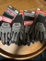 LOT of 4 Mechanix Wear S5CD-05-540 Speedknit Gloves Impact Size L/XL X LARGE
