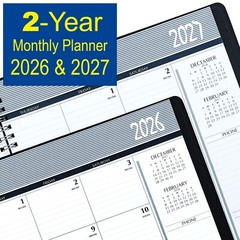 2026 & 2027 House of Doolittle 2620-02 HOD262002 2-Year Monthly Planner, 8.5×11″
