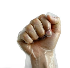 10000 Pcs, Large 1.5 Mil High-Density Polyethylene Disposable Gloves – Clear