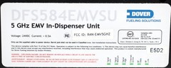 (Lot of 9) Dover Fueling Solutions DFS584EMVSU 5 GHz EMV In-Dispenser Unit