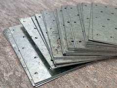 Sandbaggy Tie Plate for Wood (3-1/8″ x 5″) – Hot Dipped Galvanized Steel – 20 Ga
