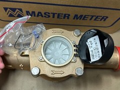 Master Meter MS Multi-Jet Lead Free Brass Water Meter 2″ Threaded w/o Register
