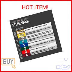Homax 10120000 Steel Wool, 12 pad, Super Fine Grade #0000, Rhodes American
