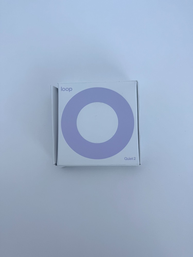 Loop Quiet 2 Earplugs Reusable Noise Reducing Earplugs VIOLET – Open Box