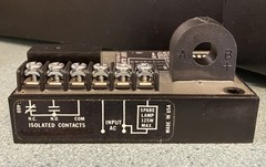 SSAC SCR490D Entrelec 120V Lamp Alarm Relay -Senses Current on Obstruction Lamps