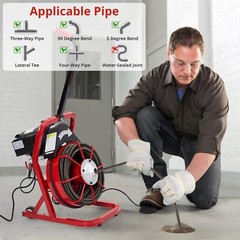 75FtX1/2″Drain Cleaner Machine,Drain Cleaning Machine,Auger Auto Feed Sewer Snak