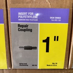 Poly Inserts | Repair Coupling 1” | Qty. 20 | One Box