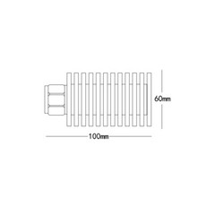 100W UHF Male Dummy Load termination load DC-1GHz 50ohm 100 Watts BecenRF