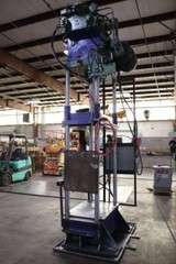 Hannifin F-31101 30 Ton 4 Post Hydraulic Press, Magnum Press Control Retrofit