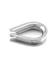 50pcs 5/32″ Stainless Steel Thimble for Diameter Wire Rope Cable Thimbles Rig…