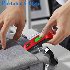 Luggage Scale, 110lb Luggage Weight Scale with 4 Unit Switching Functions&LED