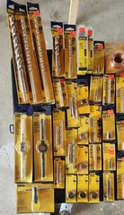 IRWIN Hanson Tap & Die/Drill Bit Mixed Lot w/ Electrical Boxes, Outlets & More