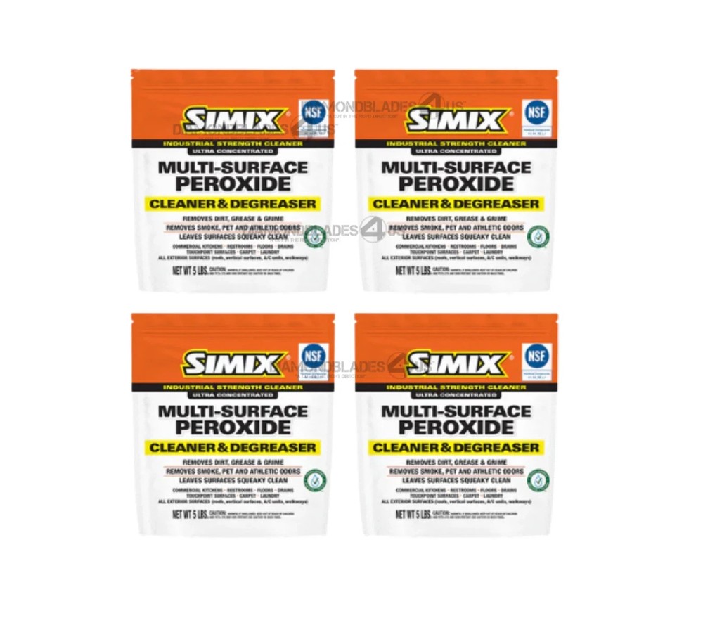 4 BAGS SIMIX 5 lb Bag All Purpose Cleaner Environmentally friendly NFS Approved