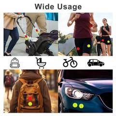 30Pcs Warning Reflective Stickers Reflective Tape Safety Reflective Sticker Nigh