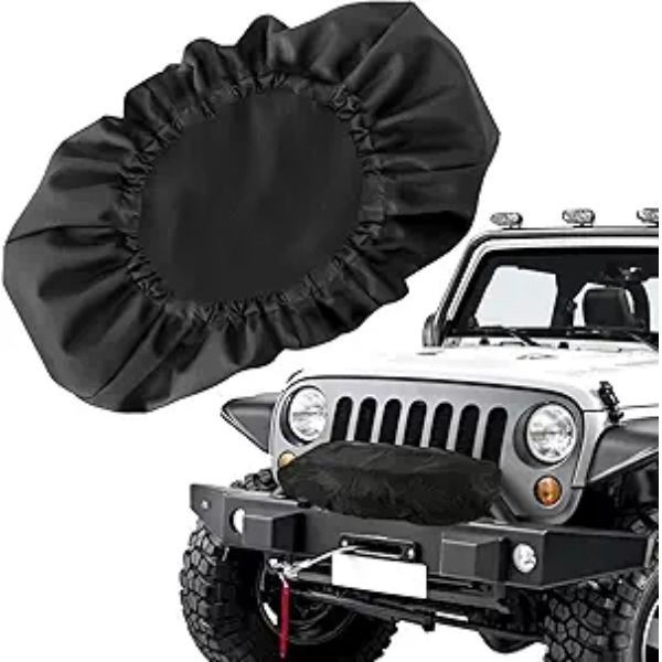 New Upgrade Heavy Duty 600D Oxford Fabric Winch Cover, Waterproof Dustproof UV R