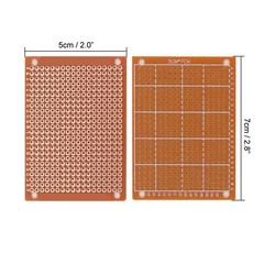 5PCS Prototype PCB Board Universal Bread Board 5*7cm 432 Hole Sigle Side Copper