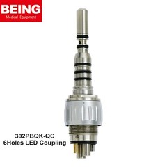 For KaVo MULTIflex Coupler 4 6 Hole COXO Dental Handpiece Coupling Fiber Optic