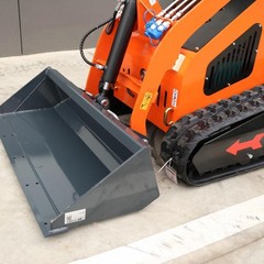 Mini Skid Steer 22HP Twin cylinder Tracked Loader with Attachment Rotarydri
