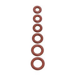180 Pcs O-Ring Brown Metric FKM O-Ring Kit Fit High Heat Applications with Box