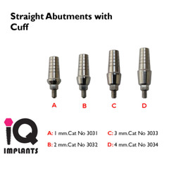 IQ USA Straight Shouldered Attachment for 3.5-3.75mm Int Hex Platform