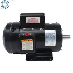 TEFC 5HP Single Phase Motor 1800 RPM 184T Farm Duty 208/230V 4-Pole 60Hz