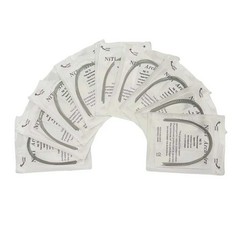 Dental Orthodontic Heat Thermal Activated NITI Arch Wires Ovoid Round