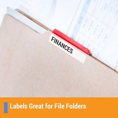 Officesmartlabels Rectangular 2/3 X 3-7/16 File Folder Labels For Printers 0.6