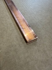 1/4″ x 1″ Copper 110 Flat Bar x 24 Inches Long