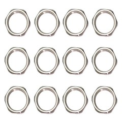 TPO 5/8“-24 Thread Jam Nut 5/8 Stainless Steel /Black
