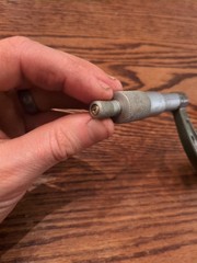 Mitutoyo Micrometer 2-3 ” .0001” Code No. 103-115 Made In Brazil