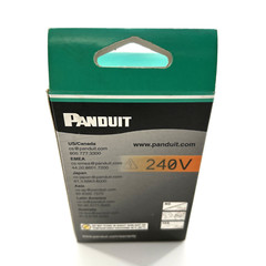 Panduit T100X000VWC-WH Continuous Tape Label White on Red 1” X 25.0’