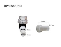 Melasty Inline Milker Filter with 1/2″ Hose for Milking Machines Combo