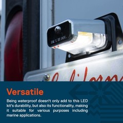 Trailer LED License Plate Light [Bracket Mount] [DOT FMVSS 108] [SAE L]