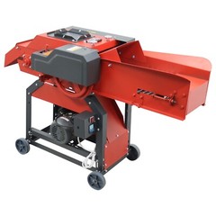 Electric Grass Cutting&Silk Kneading Machine w/Conveyor Belt 6 Blade 220V 2.2KW