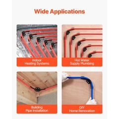 PEX Tubing Bend Support 1/2″ PEX Pipes 90-Degree Elbow Bend Support 20PCS