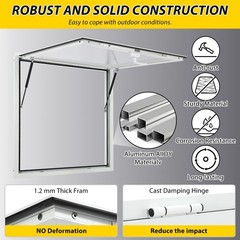 Concession Trailer Serving Window 36″ x 36″ 60″ x 36″ Food Truck Service Window
