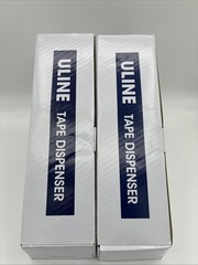ULINE H-596 Side Load Industrial 3″ Tape Dispenser, Set of 2 New in Box