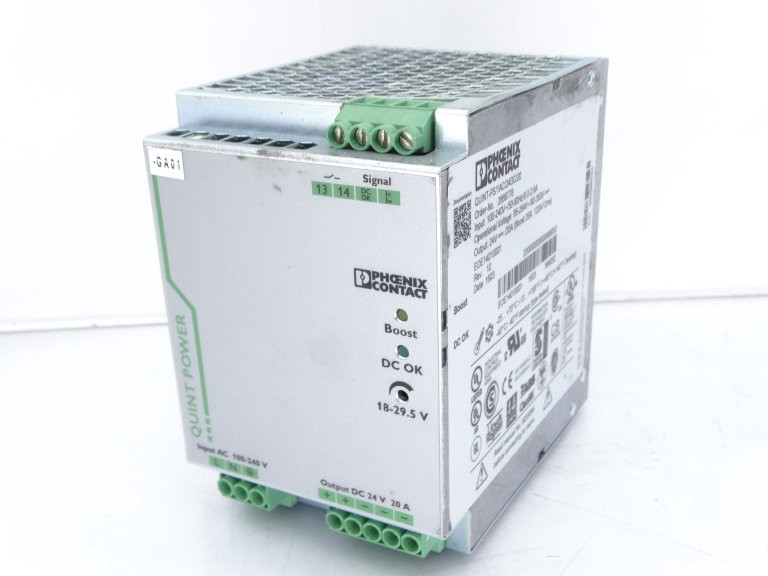 PHOENIX CONTACT QUINT-PS/1AC/24DC/20 POWER SUPPLY NEW – OPEN BOX