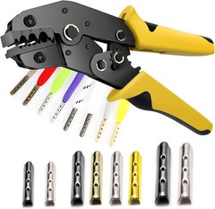 Adjustable Metal Aglet Crimping Tool for 3/4/4.5mm Shoelaces and Aglets