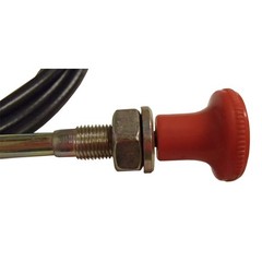 47V1534 Universal Fit 82″ Long Round Red Handle Pull to Stop Cable