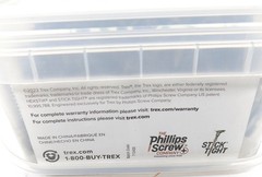 Trex Hideaway TCM25CB35001 Composite Deck Screws Coastal Bluff 350-CT