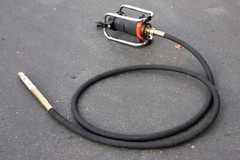 1500W Electric Concrete Vibrator w/ 14-3/4 Ft Poker to Remove Air Bubbles Level