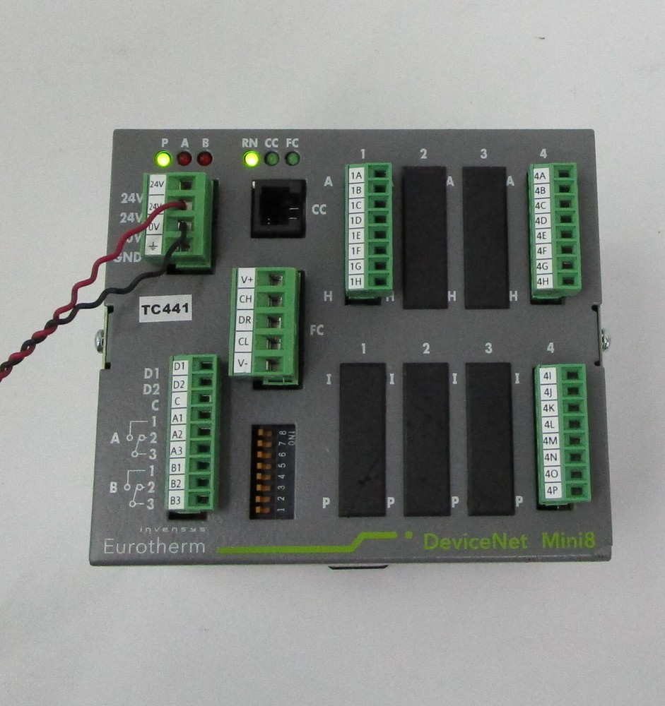 Eurotherm MINI8/4LP/0PRG/VL/DEVICENET/C/TC4/XXX/XXX/DO8/STD/60/NONE/ENG/NONE/XXX