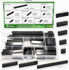 Comprehensive 104 PCS Connector Kit with 2.54mm Spacing – Ideal for PCB Assembly