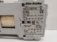 GUARANTEED! ALLEN-BRADLEY 24VDC COIL COTACTOR 100-C16D*01
